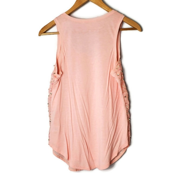 CANDIE'S pink sequin tank - Picture 3 of 4
